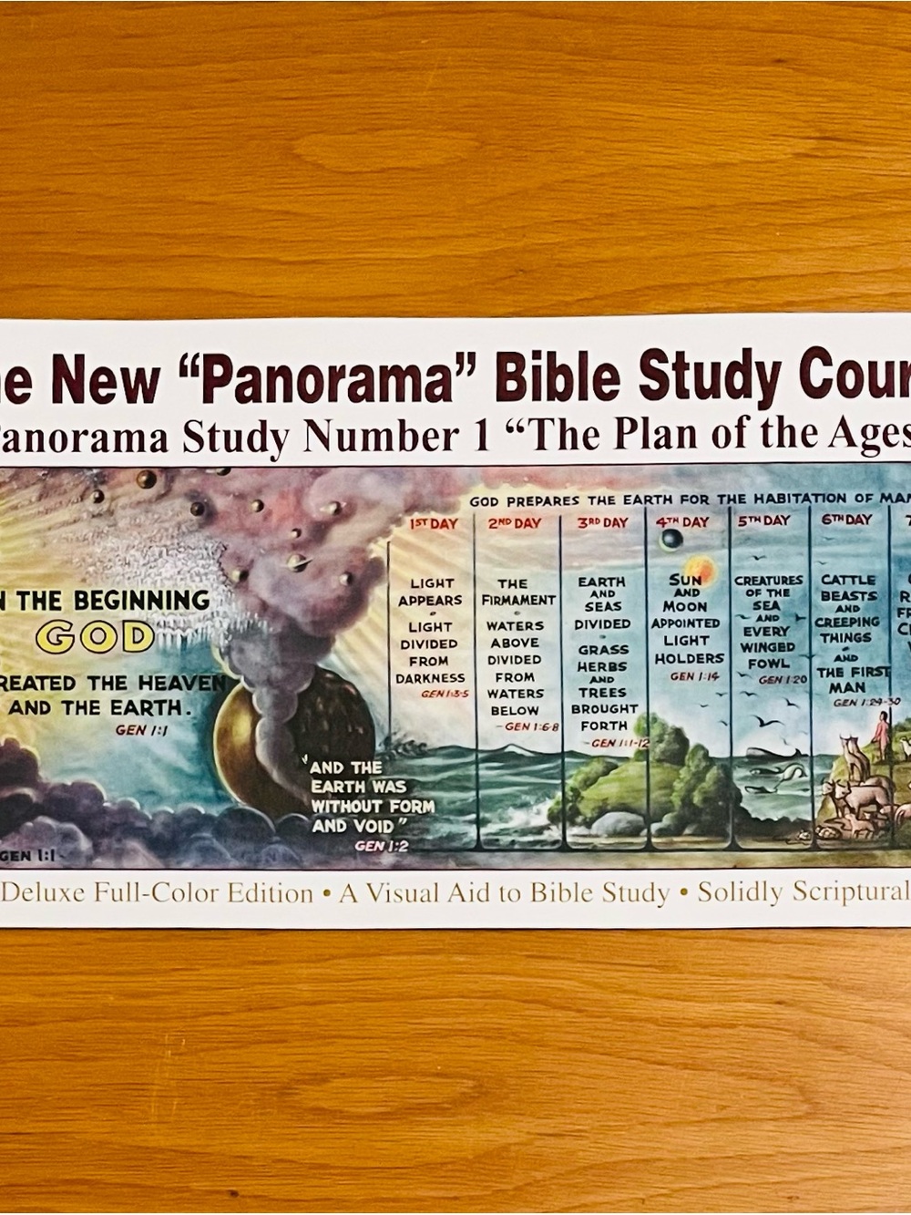 New Panorama Bible Study Course : Panorama No. 1 the Plan of the Ages, Deluxe Ed